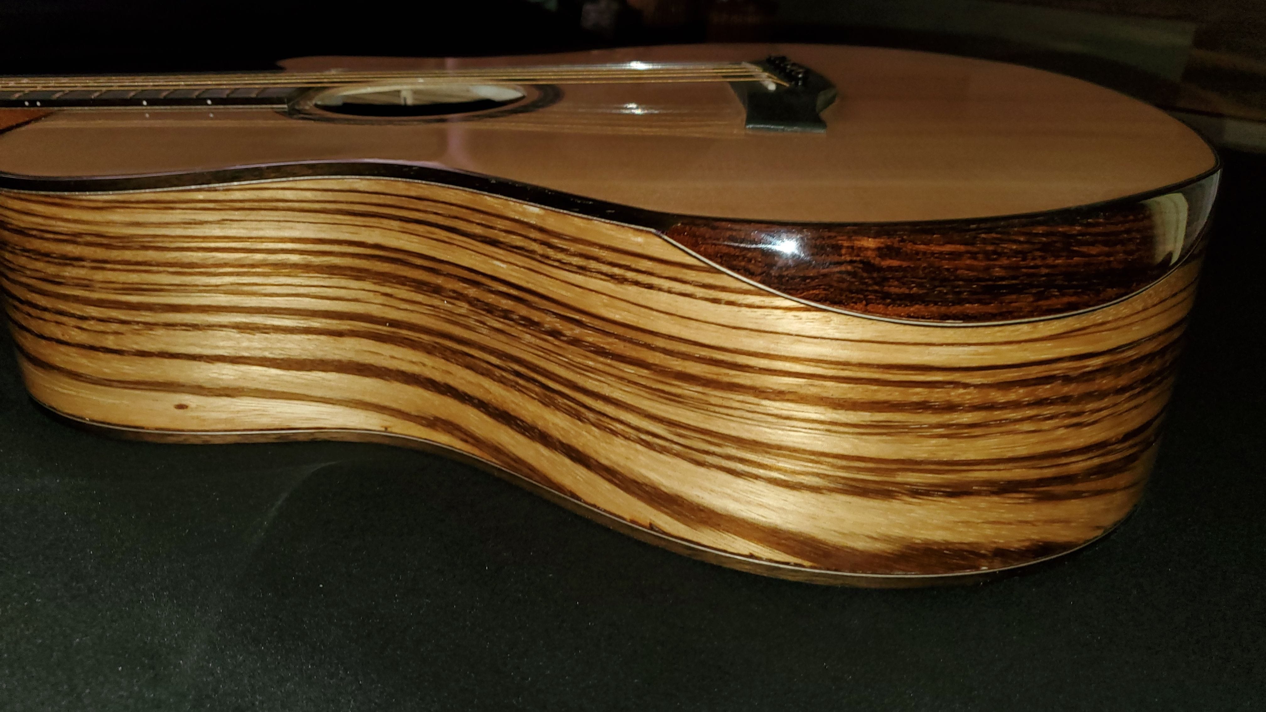 Solid rosewood armrest