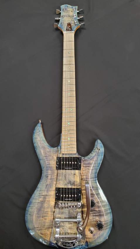 Blueurst finish on Maple